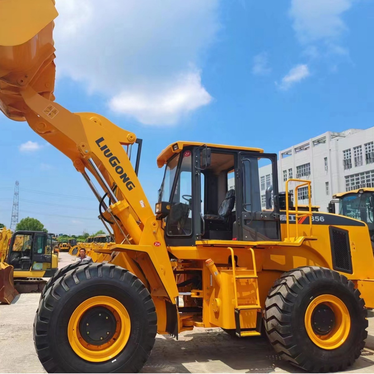 Hangzhou cargador de segunda mano exportación - comercio exterior Carter 966H Liu Gong 856H Lin Gong 956 Long Gong 855 carretilla elevadora