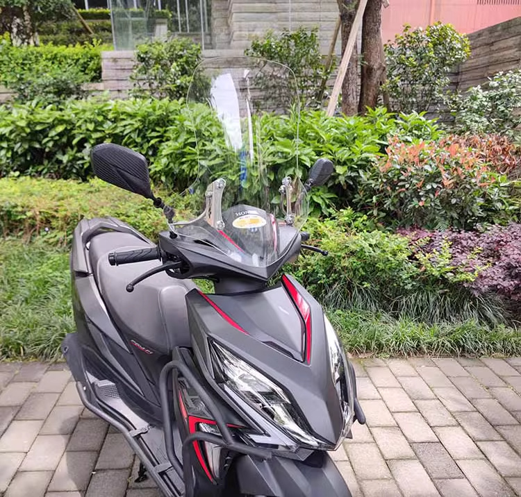 Suitable for Suzuki Uy125 Windshield, Cracked 125 Windshield, Thickened Version for Scooter Motorcycle Afr125 Modification