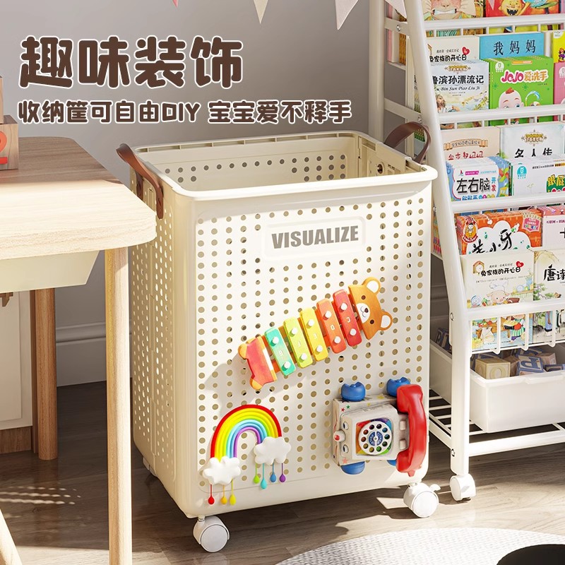 Juguetes infantiles gran capacidad muñeca muñeca muñeca de peluche bloque de construcción caja caja de almacenamiento doméstica