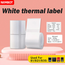 Niimbot B21 B1 B3S Printer Label Paper Roll White Sticker
