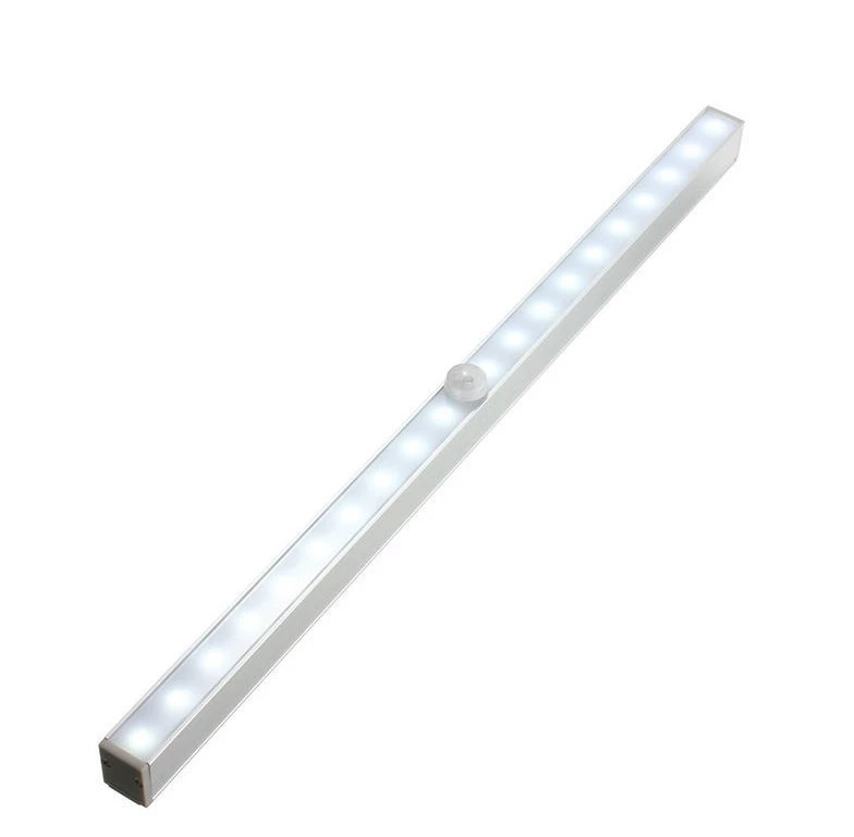 Сенсор движения в PIR шкаф светодиод 7116L, аккумулятор 640 мАч, 20LED, 328×15×18 мм