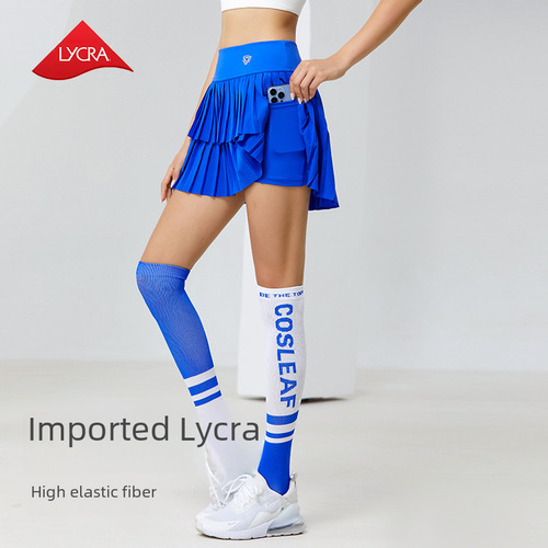Women's sporty short skirt quick-drying breathable badminton tennis yoga fitness running marathon pleated half-pants