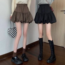 设计感蓬蓬短裙2025新款夏季别致甜辣裙子春秋季A字半身裙子女装