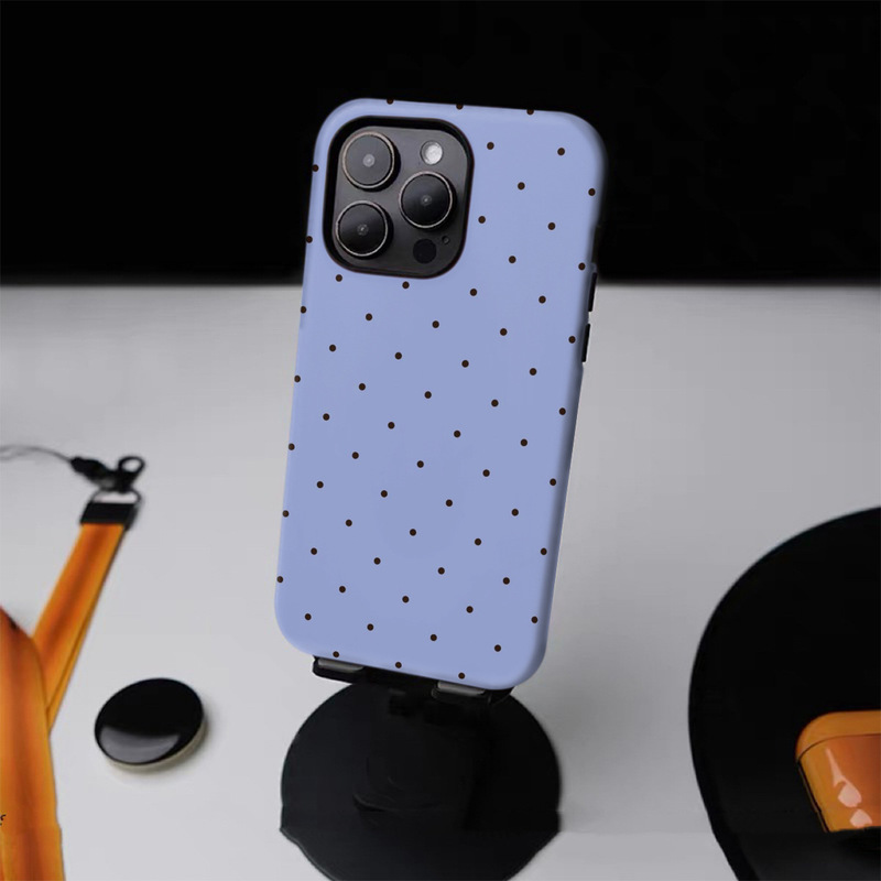 ins简约波点 二合一菲林壳 适用于苹果17Air/16e/11p/13pro/Xs/7|undefined