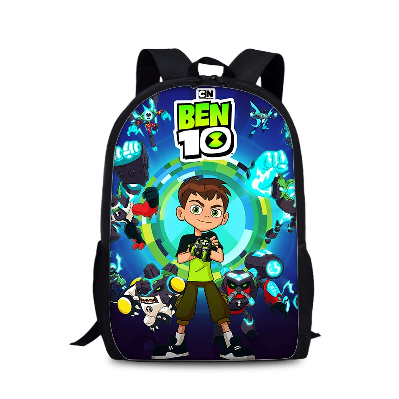 Школьный рюкзак Ben 10 Junior Hacker Printing, творческий комфортный для начальной и средней школы 44 см