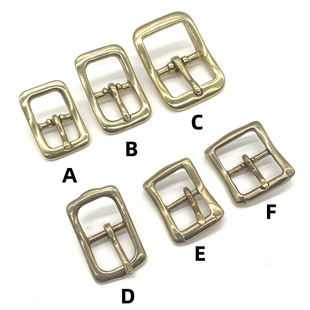 Dongguan source factory spot pure copper 15*20*25 belt luggage pin buckle Japanese buckle