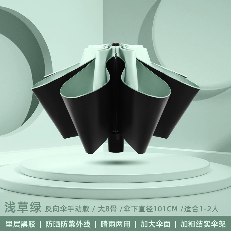 Automatic umbrella for men and women solar-powered, increased thickness, sun protection, UV protection, fully automatic