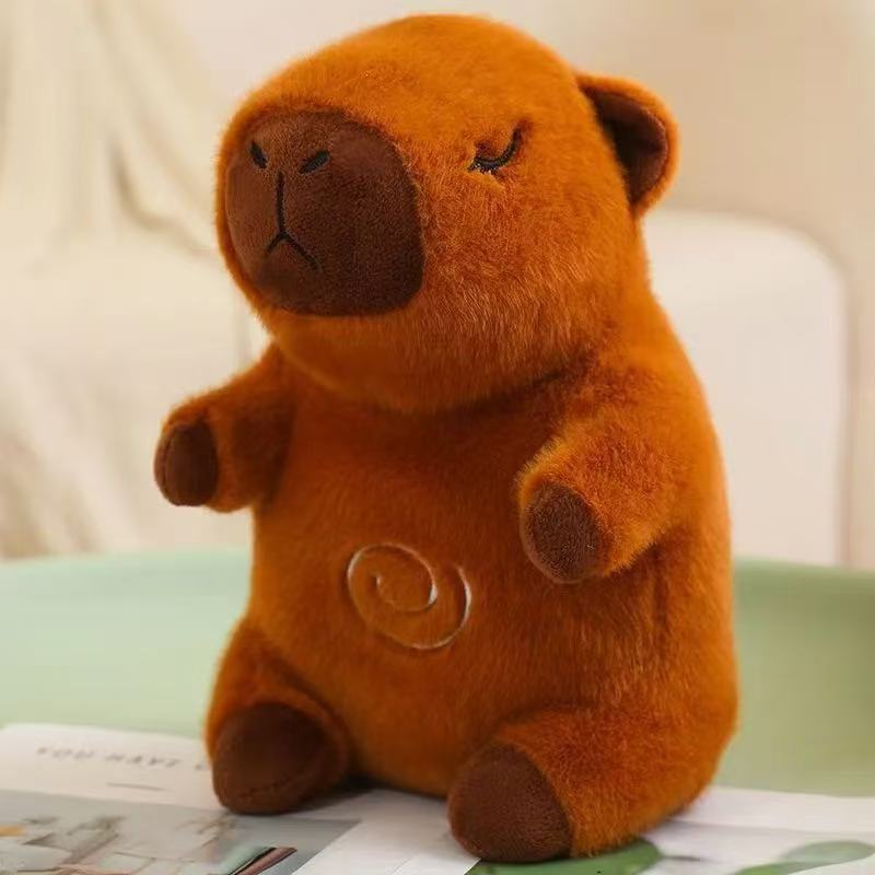 新しいクロスボーダー発光呼吸ぬいぐるみ同行睡眠カワウソぬいぐるみおもちゃ卸売|undefined