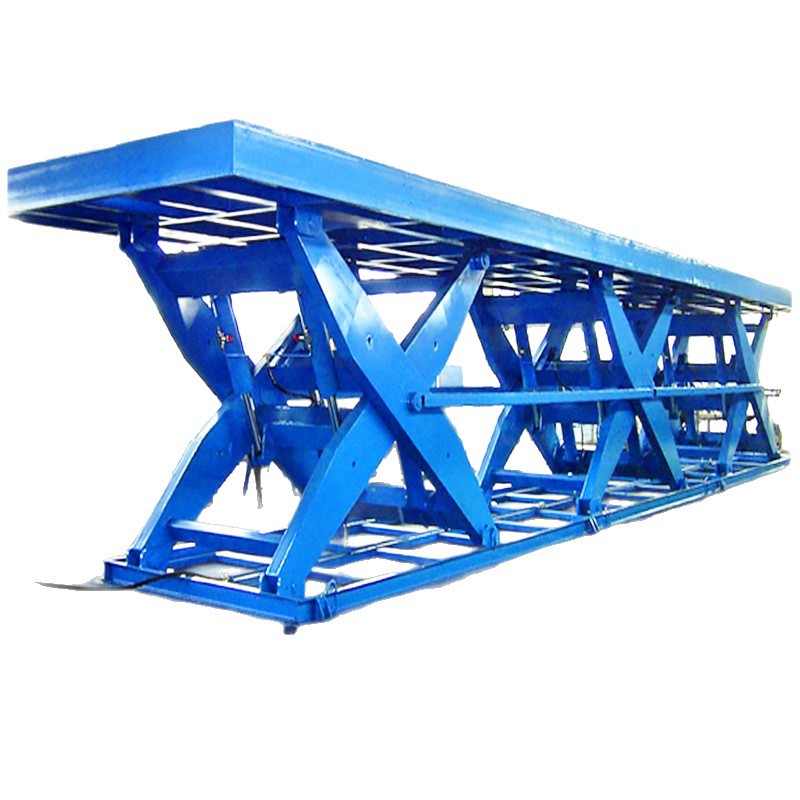 Elevador eléctrico hidráulico transfronterizo de carga de gran tonelaje de plataforma de elevación de horquilla de corte fija pesada