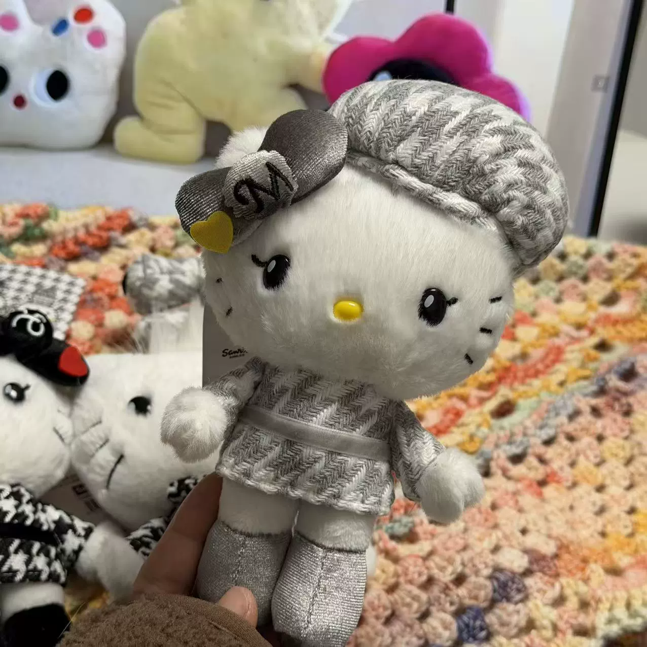Плюшевая подвеска-брелок для ключей (Hello Kitty) симпатичная кукла, мягкая мини-плюша 10+ вариантов дизайна, подарок 0.038 кг