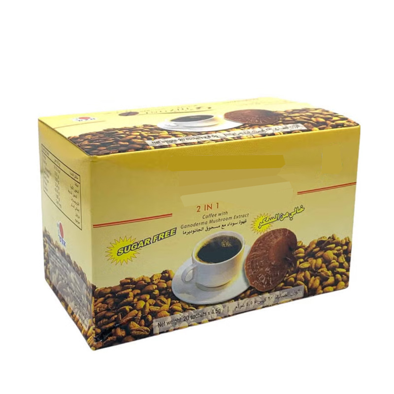Cross-Border Middle Eastern Ganoderma Coffee 2 in 1Coffee with Ganoderma Mushroom Extract Cross-Border Middle Eastern Ganoderma Coffee 2 in 1Coffee with Ganoderma Mushroom Extract
