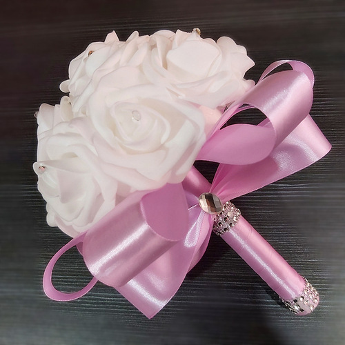 Wholesale 18cm European and American bridal bouquet wedding simulation bouquet photo studio props flower manufacturer