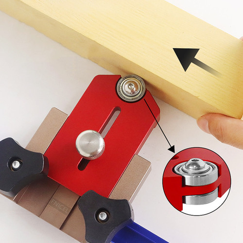 Woodworking workbench slot side rail positioning reverse installation fast cutting limit positioning fixture