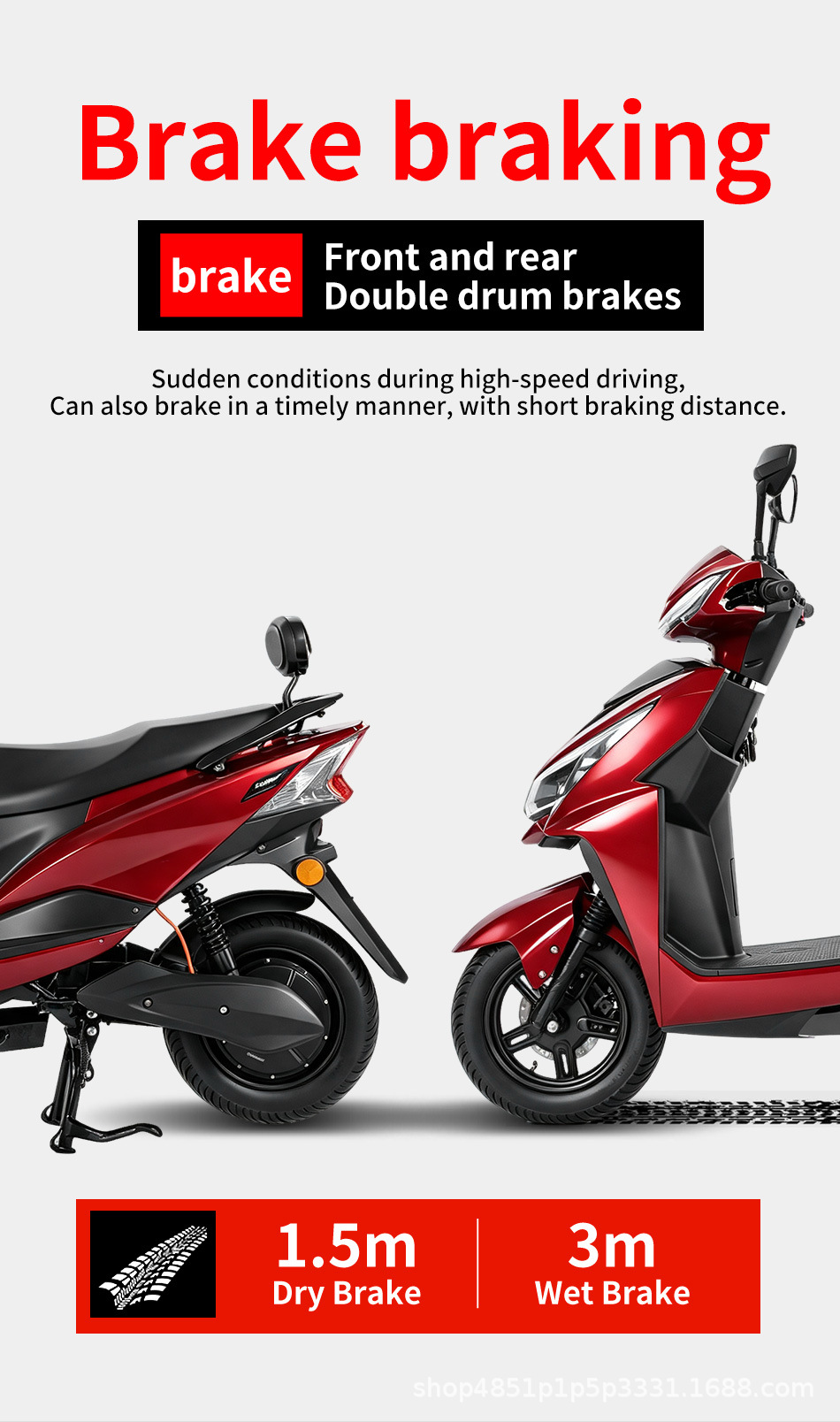 In-stock export of Warwolf 3 electric vehicle with EEC product certification and COC certificate, foreign trade source for sample production, electric motorcycle factory