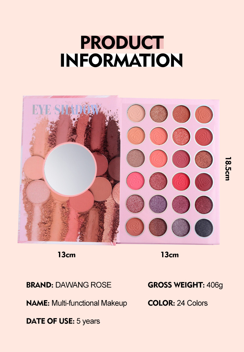 4 Layer Eyeshadow Palette Matte Eyeshadow Highlighter Blush Multi Purpose Under Eye Concealer Beauty Makeup Cosmetics_voghion.com