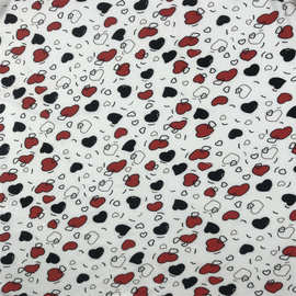 全棉汗布40s竹纤维 奥代尔拉架冰凉A类童装内衣睡衣直喷印花面料