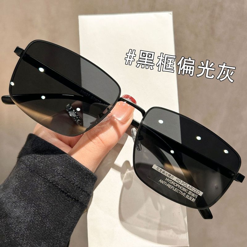 大きな顔の男性向けの高精細ナイロン偏光サングラス、ハイエンドの抗 UV 運転サングラス 2025 新しいスタイル|undefined