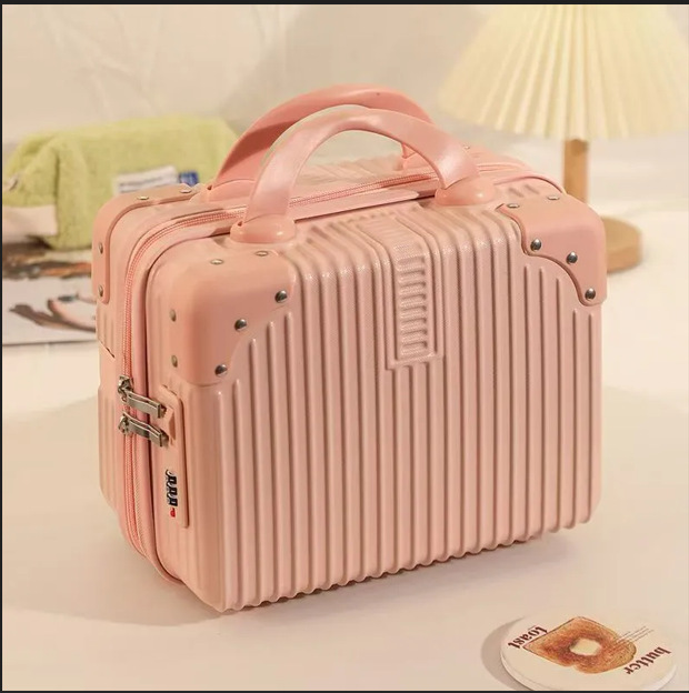 化粧品バッグ女性のポータブル収納ボックスロックパスワードボックスお土産ポータブル小型ボックス搭乗スーツケース卸売|undefined