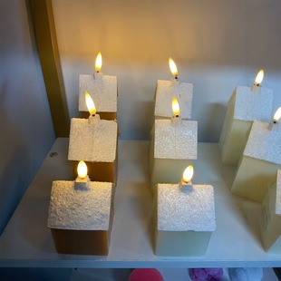 Amazon Birthday Party Powdered Tea Light Christmas Decoration Supplies Led Electronic Candle Holiday Decoration