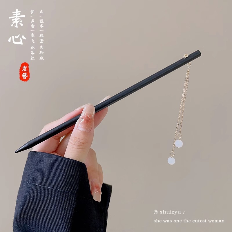 Nuevo estilo chino flange flores alfileres de cabello de alta calidad mujer cabeza trasera alfileres de cabello chino cheongsamos alfileres de cabello tocado