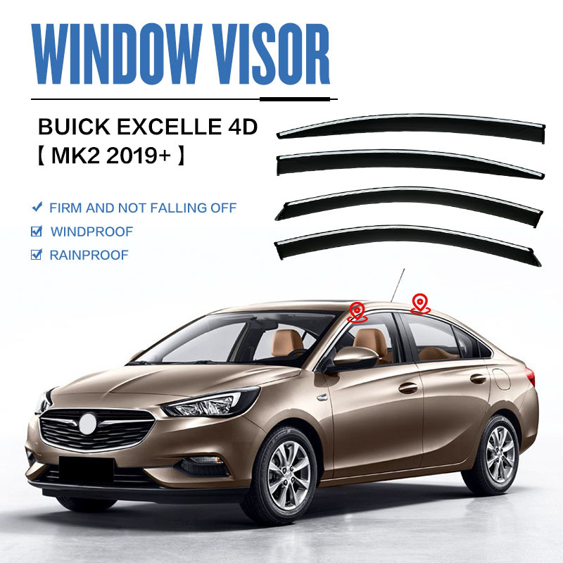 适用于别克凯越车窗晴雨挡雨板EXCELLE 4D Window visor