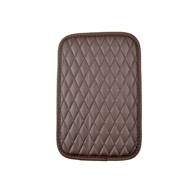 interior central armrest box protective Armrest box pad - ling-xiaoge-style-coffee-color