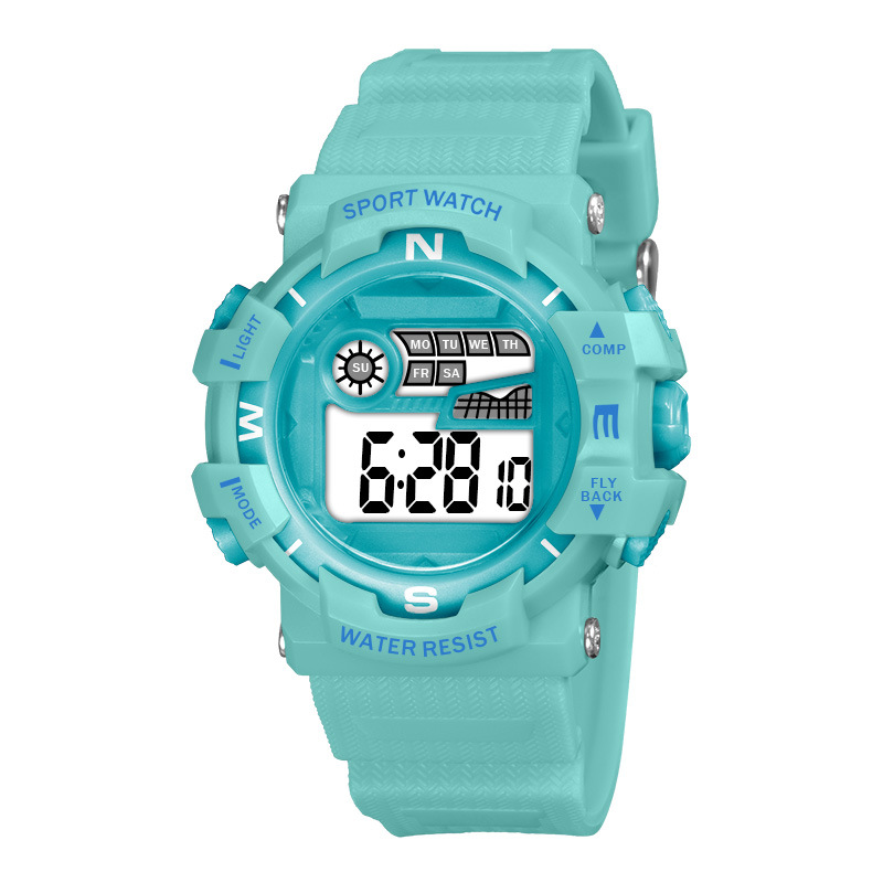 Nueva tendencia de niños estudiantes relojes electrónicos multifuncionales al aire libre cronógrafo nocturna relojes electrónicos fabricantes al por mayor