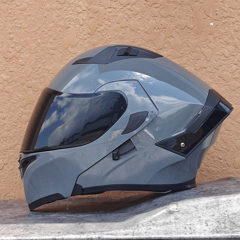 Orz nuevo casco de motocicleta casco para hombre casco para mujer locomotora casco completo Xia 3C certificado doble lente cuatro estaciones universal