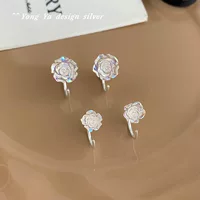 Yongya S999 серьги из чистого серебра с розой, французские ретро элегантные серьги для милых девочек, нежные и изысканные серьги, дропшиппинг