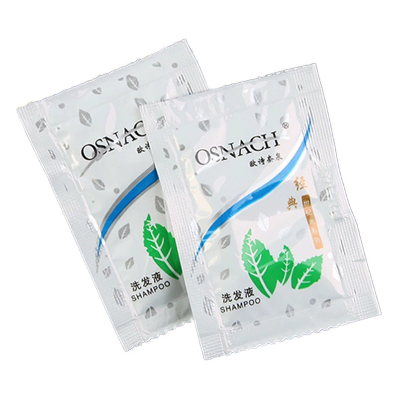 Одноразовые пакеты для шампуня и геля для душа, индивидуальные для отеля, маленькие пакеты для туалетных принадлежностей, оптом шампунь 8 мл