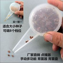 农用小工具家庭园艺盆栽工具播种器小型蔬菜花育苗穴盘多肉播种盒