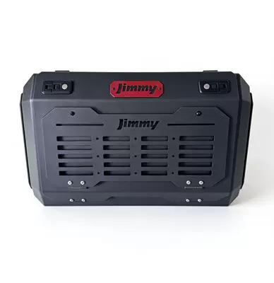 Suitable for the New Suzuki Jimny Tailgate Modification Toolbox, Made of All-Aluminum Alloy, Universal for Suzuki Jimny (Spare wheel cover) - 714722cm-black
