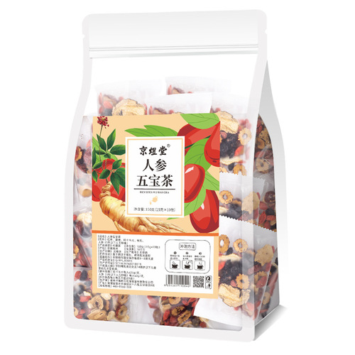 Ginseng, five treasure tea, red dates, mulberry, maca dried slices, wolfberry ginseng (artificially grown under 5 years old) wholesale