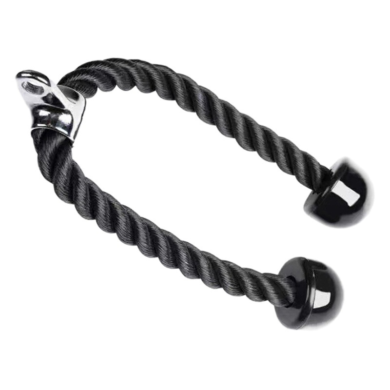 Tríceps tríceps volando pájaro entrenador baja presión cuerda pórtico deportes tirón-abajo mango fitness cuerda doble cabeza hombres al por mayor