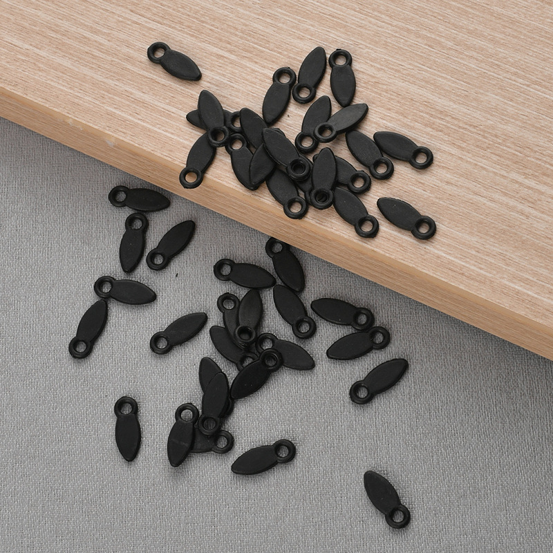 Jingmao Hardware New Chinese 15*6mm Black Plastic Backboard Melon Seed Sheet Photo Frame Backboard Accessories