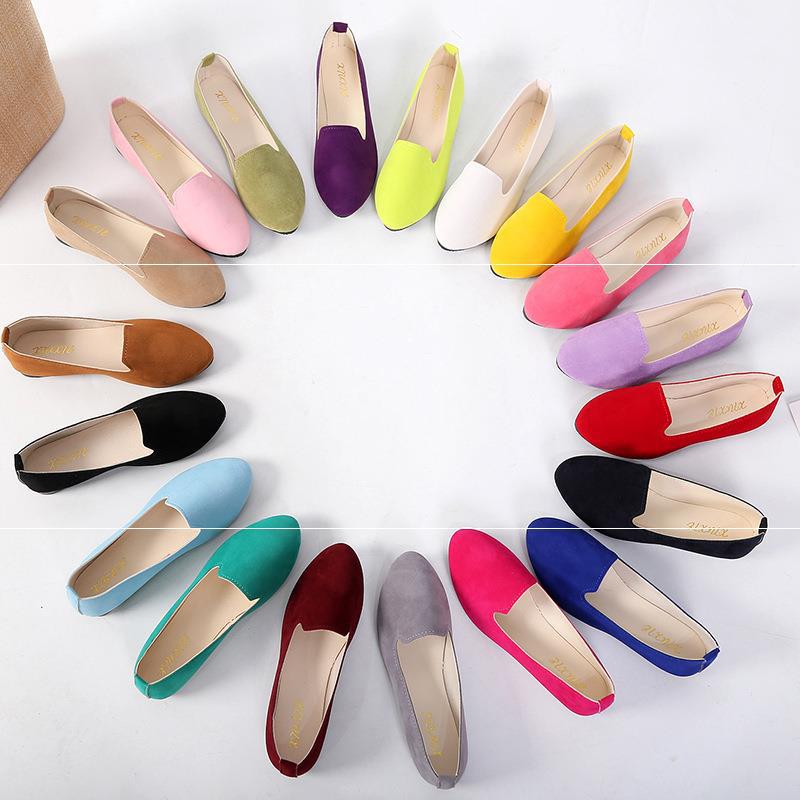 Female Single Shoes, Flat soles Female S...