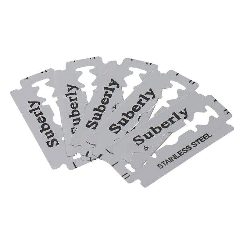 Shubaili из нержавеющей стали для бритья старомодное лезвие для бритвы мужской бритвенный нож ручной сменный двусторонний нож