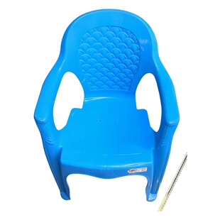 Extra Thick Plastic Armchair Backrest Food Stall Chair Barbecue Manufacturer Dining Chair Living Room Simple Modern Plastic Chair