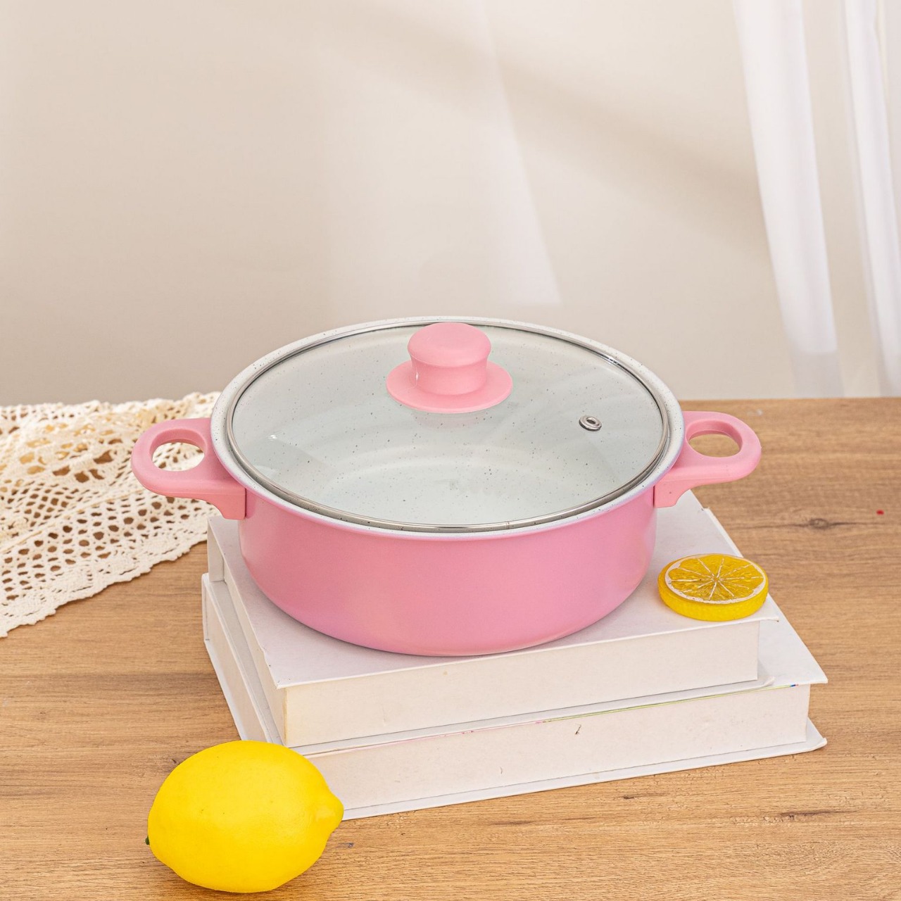 Suministro directo transfronterizo conjunto de olla de diez o tres piezas conjunto de regalo wok plana pequeña sartén sopa olla pala traje al por mayor