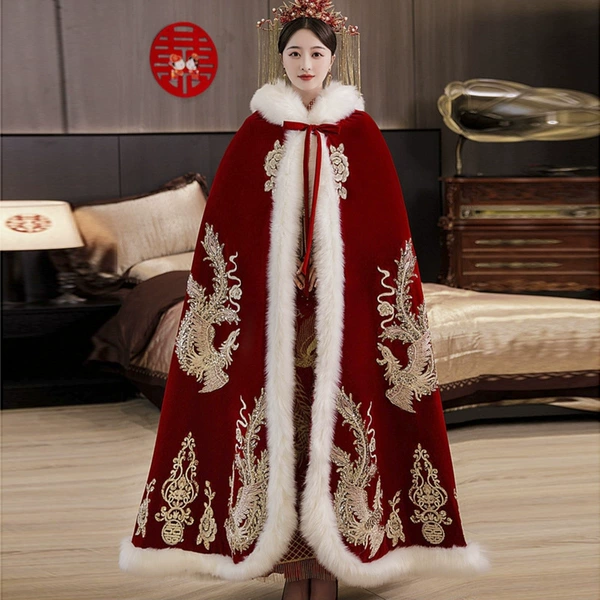 True red silk lining