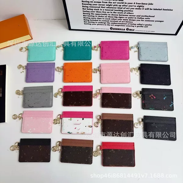 Trendy brand card holder, coin purse, vintage pattern card holder, wallet, women's bag, multi-card slot coin purse, card holder, lightweight and durable