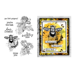 Handbook Decoration Insect Bee Pattern Seal Scrapbook Handmade Paper Art Transparent Silicone Seal Cross-Border Delivery