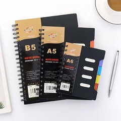 申士コイル本オフィスa 4b 5a 5a 6スパイラルコイルノートメモ帳厚手バインダーコイル本卸売り