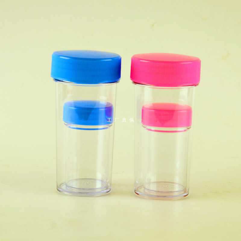 Wholesale Recommendation Red and Blue Product Demonstration Set Cup Demonstration Cup Plastic Shaker Cup One Large One Small Cup Kitchen Measuring Cup Comparison