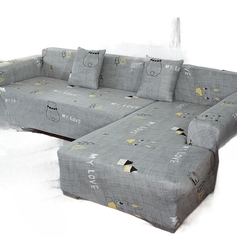 Elástico cubierta completa perezosa cubierta de sofá cubierta de cuatro estaciones toalla general piel de tela simple cubierta de sofá