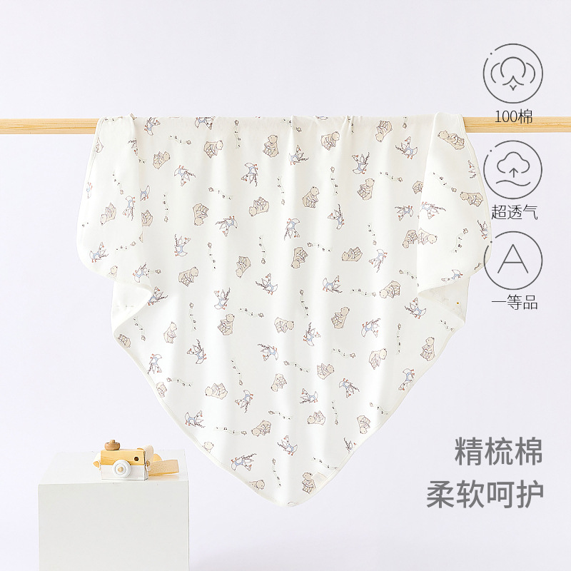 Newborn Swaddling Baby Thin Quilt Newborn Spring & Fall Quilt Pure Cotton Quilt Swaddling Delivery Room Baby Supplies