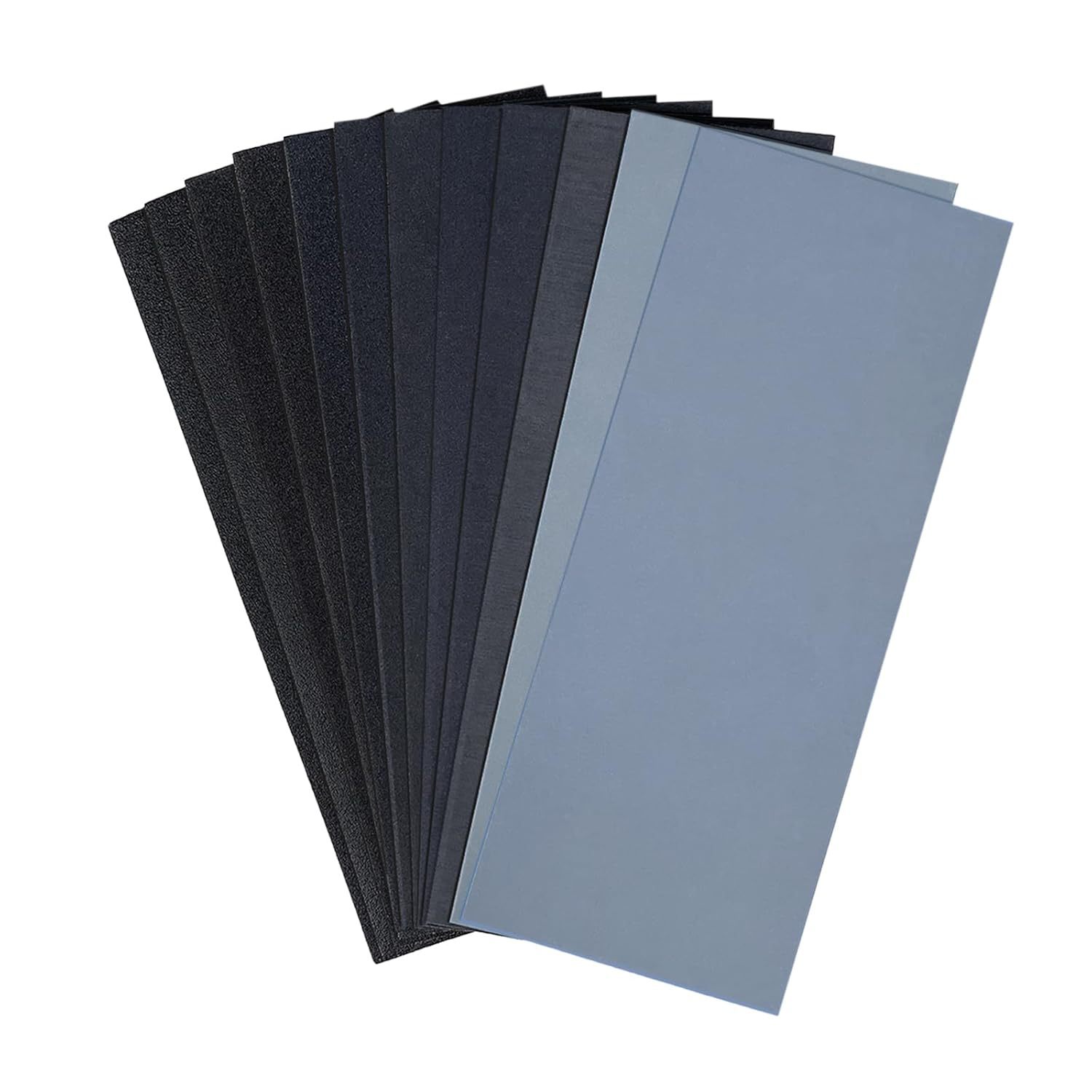 工艺品研磨10片装水砂纸9*3.6英寸汽车抛光打磨干湿金刚砂