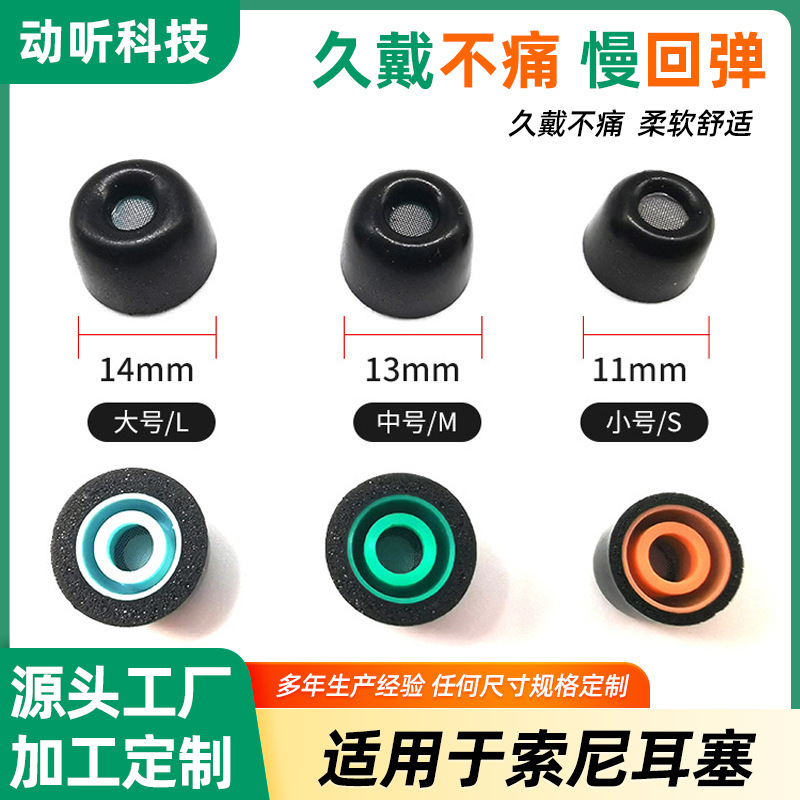 Suitable for Sony Wi-1000*M5 Headphones, In-Ear Memory Foam Earplugs, Slow Rebound Ear Caps, Headphone Sponge Plugs Suitable for Sony Wi-1000*M5 Headphones, In-Ear Memory Foam Earplugs, Slow Rebound Ear Caps, Headphone Sponge Plugs