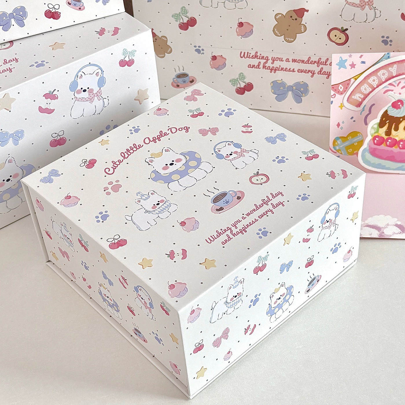 Набор Genuine brand, cartoon Storage Box, Birthday gift
