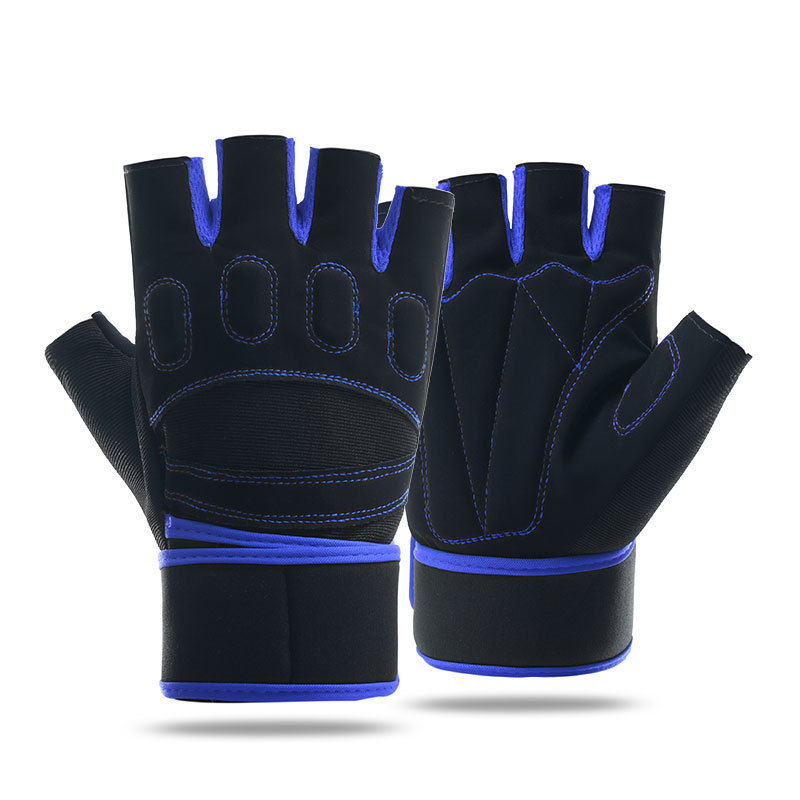 Guantes deportivos de acondicionamiento físico respirables medio dedo protector哑铃 ejercicio de levantamiento de pesas al aire libre ciclismo montañismo actualización antideslizante y resistente al desgaste image 10